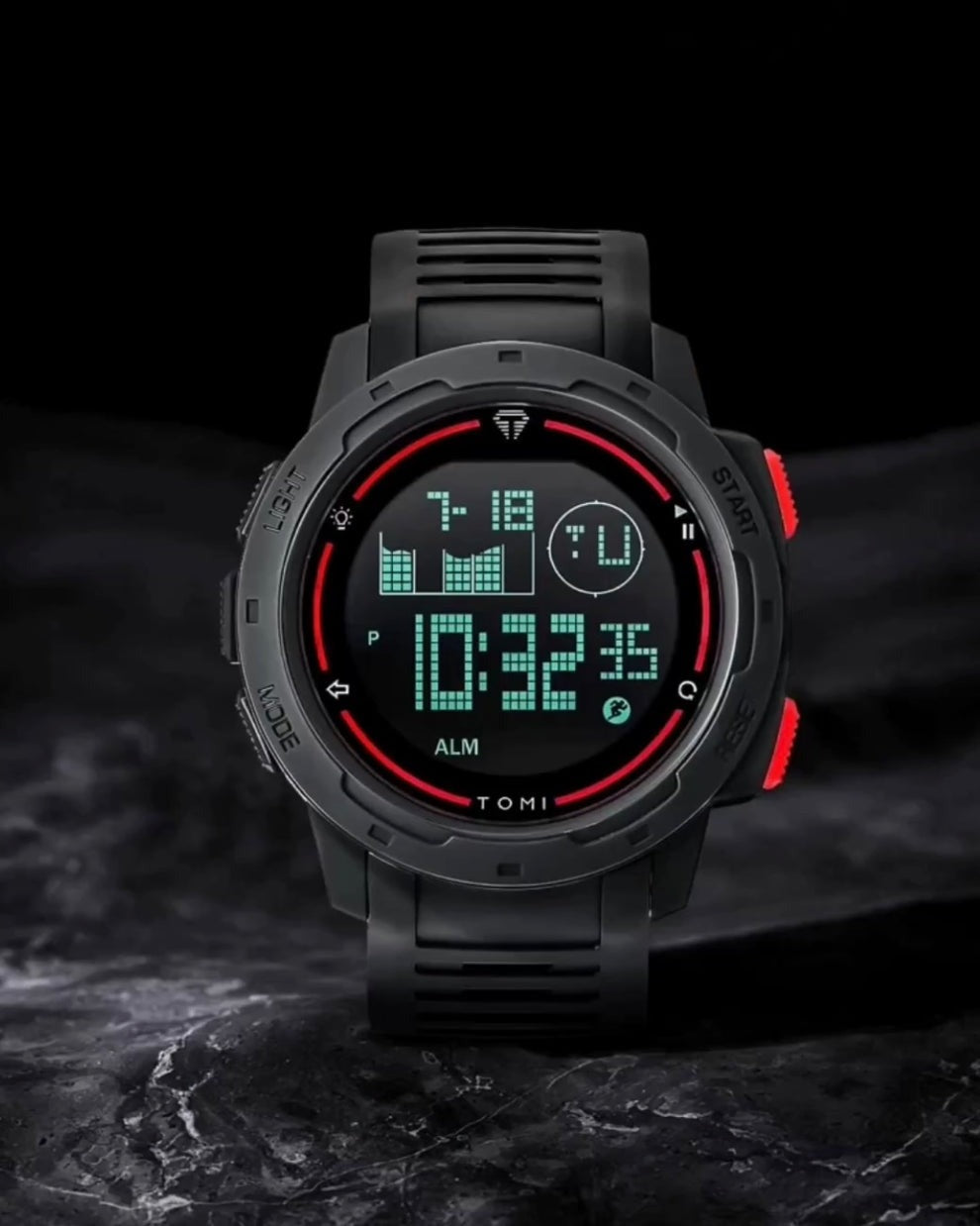 TOMI Digital Series - Model T 222 Professional style- Water Resistant