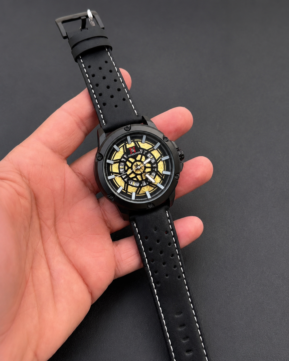 Never Stop Bold Series - Metal Body & Durable Leather