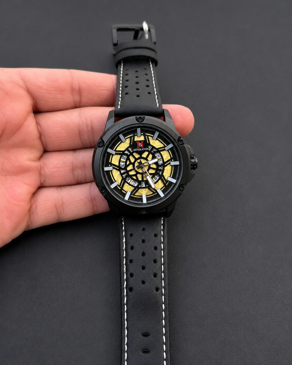 Never Stop Bold Series - Metal Body & Durable Leather