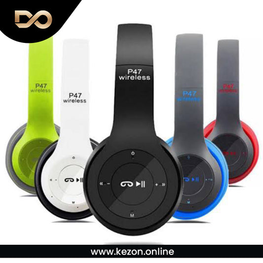 P47 Wireless Bluetooth Headphone with Box Packing