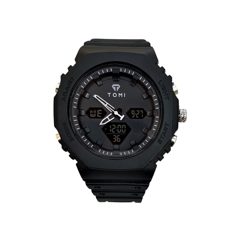 Rugged Edition - TOMI Dual Time Flagship Model - Water Resistant Durable & Comfortable Straps
